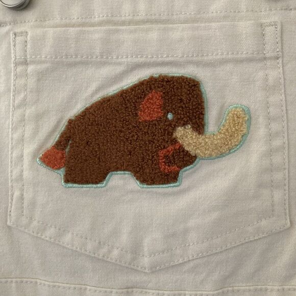 Christian Robinson Overalls Girls 2T Pants Denim Toddler White New - Picture 2 of 5